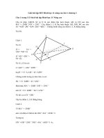 Tải Giải bài tập SBT Hình học 11 nâng cao bài 1 chương 3 - Vectơ trong không gian. Sự đồng phẳng của các vectơ
