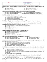 Tải Bộ đề thi học kì 2 lớp 11 môn GDCD có đáp án - Đề thi GDCD lớp 11 học kì 2