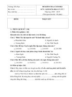 De thi HK1 mon LS DL lop 5 de 3 