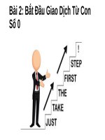 Bài giảng Bí mật Pro Forex - Bài 2: Bắt đầu giao dịch từ con số 0