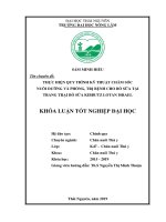 Thực hiện quy trình chăm sóc, nuôi dưỡng và phòng trị bệnh cho đàn bò sửa tại trang trại bò sữa kibbutz lotan, israel 