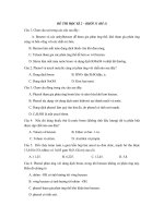 Tải 5 đề kiểm tra học kì 2 lớp 11 môn Hóa học - Đề ôn tập Hóa học lớp 11