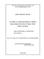 Vai trò của trợ giúp pháp lý trong hoạt động tố tụng từ thực tiễn tỉnh cao bằng