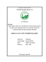 Thực hiện công tác cấp đổi giấy chứng nhận quyền sử dụng đất trên địa bàn xã cẩm lĩnh, huyện ba vì, thành phố hà nội giai đoạn 2016  2018 