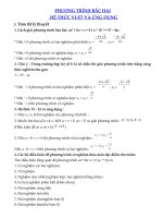 Tải Chuyên đề Phương trình bậc hai và Hệ thức Vi-ét - Bài tập ôn tập chương 4 Đại số lớp 9