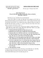 Bản tham luận về công tác phát triển đảng và công tác học tập nâng cao tư tưởng HCM 