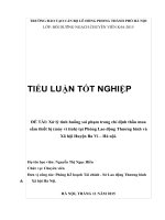xử lý tình huống sai phạm trong chỉ định thầu mua sắm thiết bị (máy vi tính) tại phòng lao động thương binh và xã hội huyện ba vì – hà nội 
