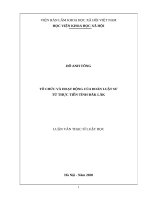 Tổ chức và hoạt động của đoàn luật sư từ thực tiễn tỉnh đắk lắk 