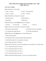 Tải Đề cương ôn tập học kì 2 lớp 8 môn Địa lí năm học 2017 - 2018 - Tài liệu ôn thi học kì 2 môn Địa lý lớp 8