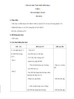 Tải Giáo án môn Toán buổi chiều lớp 1 - Giáo án ôn luyện buổi chiều lớp 1 môn Toán