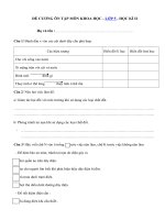 Tải Đề cương ôn tập học kì 2 môn Khoa học lớp 5 năm 2018 - 2019 - Bài tập ôn tập học kì 2 môn Khoa học lớp 5