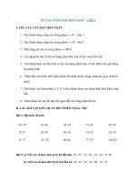 Tải Bộ đề thi học kì 2 môn Toán lớp 2 năm học 2019 - 2020 - Bài tập Toán lớp 2 học kỳ 2