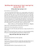 Tải Bộ đề Đọc hiểu văn bản học kì 1 lớp 11 môn Ngữ Văn năm học 2020 - 2021 - 8 đề đọc hiểu Ngữ Văn 11 có đáp án