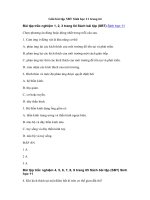 Tải Giải bài tập SBT Sinh học 11 trang 64 - Cảm ứng ở động vật