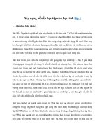 Tải Sáng kiến kinh nghiệm lớp 1: Xây dựng nền nếp học tập cho học sinh - Sáng kiến kinh nghiệm lớp 1