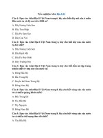 Tải Trắc nghiệm Atlat Địa lí 12 - 70 câu hỏi trắc nghiệm Atlat có đáp án