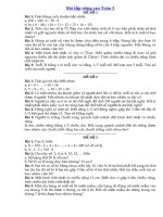 4) - Bài tập nghỉ ở nhà môn Toán lớp 3