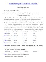 Tải Đề thi học kì 2 lớp 11 môn Tiếng Anh trường THPT Thái Phiên năm học 2018 - 2019 - Đề thi học kì 2 môn Tiếng Anh lớp 11 chương trình mới