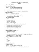 Bản mềm: 32 đề thi học kì 1 môn Tiếng Việt lớp 2 có đáp án - Giáo viên Việt Nam