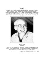 Tư tưởng hồ chí minh về những chuẩn mực đạo đức cách mạng và sự vận dụng tư tưởng đó và xây dựng đạo đức lối sống của sinh viên hiện nay 