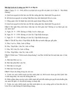 Tải Câu hỏi trắc nghiệm Lịch sử 11 bài 31 Nâng cao - Chiến tranh thế giới thứ hai (1939 - 1945)