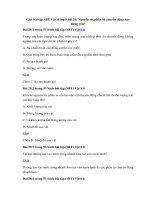 Tải Giải bài tập SBT Vật lý lớp 8 bài 20: Nguyên tử, phân tử chuyển động hay đứng yên? - Giải bài tập môn Vật lý lớp 8