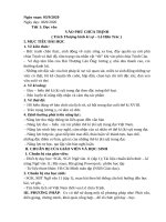 Giáo án (kế hoạch bài học) môn ngữ văn lớp 11  soạn theo cv 3280 năm 2020 mới nhất