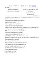 Tải Bộ đề thi thử THPT Quốc gia năm 2020 môn Lịch sử - 20 đề thi thử THPT Quốc gia 2020 môn Lịch sử có đáp án