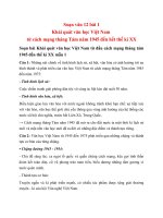 Tải Soạn văn 12 bài: Khái quát văn học Việt Nam từ đầu cách mạng tháng tám 1945 đến thế kỉ XX - Soạn văn 12 bài 1 siêu ngắn