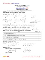 Tải Bộ đề thi học kì 2 lớp 6 môn Toán năm 2019 - Đề thi môn Toán lớp 6 học kỳ 2 có đáp án