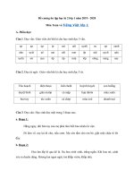 Tải Đề cương ôn tập học kì 2 lớp 1 năm 2019 - 2020 đầy đủ các môn - Nội dung ôn thi học kì 2 lớp 1