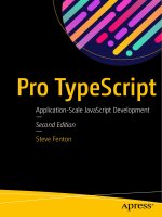 Pro TypeScript Application-Scale JavaScript Development