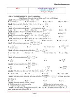 Bộ 80 đề thi hk1 Toán 8 có đáp án chi tiết - Giáo viên Việt Nam