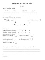 30 đề thi Toán lớp 1 học kỳ 2 theo tt 22 chọn lọc