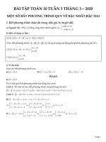  Phép bình phương hai vế của một bất phương trình là phép biến đổi tương đương khi hai vế1. cùng kh.