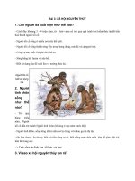 Tải Giải bài tập SGK Lịch sử lớp 6 bài 3: Xã hội nguyên thủy - Giải bài tập Lịch sử lớp 6 bài 3