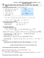 CHỦ đề 1   THỂ TÍCH   KHOẢNG CÁCH  2018 2019 NNT 