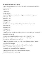 Tải Câu hỏi trắc nghiệm Lịch sử 11 bài 23 Nâng cao - Cách mạng tháng Mười Nga năm 1917 và cuộc đấu tranh bảo vệ cách mạng (1917 - 1921)