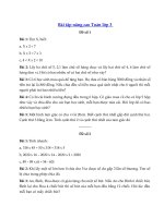 5) - Bài tập nghỉ ở nhà môn Toán lớp 3