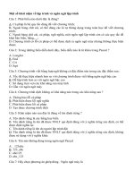 Tải Trắc nghiệm Tin học lớp 11 chương 1 - Một số khái niệm về lập trình và ngôn ngữ lập trình