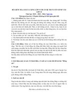 Tải Đề thi học kì 2 lớp 9 môn Văn Sở GD&ĐT Bình Định năm 2020 - Đề kiểm tra HK 2 lớp 9 môn Văn có đáp án