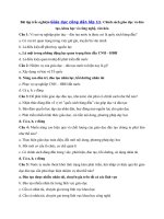 Tải Bài tập trắc nghiệm Giáo dục công dân lớp 11: Chính sách giáo dục và đào tạo, khoa học và công nghệ, văn hóa - Câu hỏi trắc nghiệm GDCD lớp 11 có đáp án