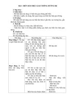 Tải Giáo án an toàn giao thông lớp 4 trọn bộ - Giáo án an toàn giao thông lớp 4 cả năm