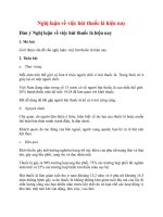 Tải Nghị luận về việc hút thuốc lá hiện nay - Dàn ý + Văn mẫu Nghị luận về thuốc lá