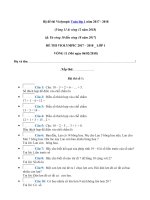 Tải Bộ đề thi Violympic Toán lớp 1 năm 2017 - 2018 - Đề thi giải toán qua mạng lớp 1 có đáp án
