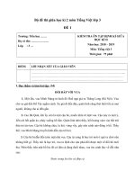 Bản mềm: Bộ đề thi giữa học kì 2 môn Tiếng Việt lớp 3 - Giáo viên Việt Nam