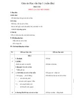 Giáo án dạy hè học vần lớp 1