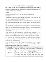 Tải Câu hỏi so sánh môn Lịch sử lớp 12 - Bộ câu hỏi so sánh ôn thi Lịch sử 12