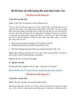 Tải Bộ Đề khảo sát chất lượng đầu năm lớp 8 môn Văn - 10 Đề khảo sát chất lượng đầu năm môn Văn có đáp án
