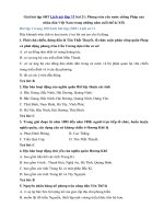 Tải Giải bài tập SBT Lịch sử lớp 11 bài 21: Phong trào yêu nước chống Pháp của nhân dân Việt Nam trong những năm cuối thế kỉ XIX - Giải bài tập môn Lịch sử lớp 11